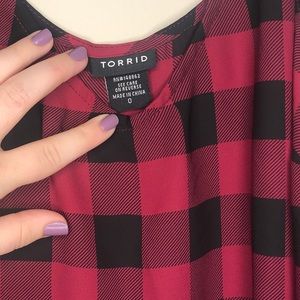 Plaid tank top from torrid